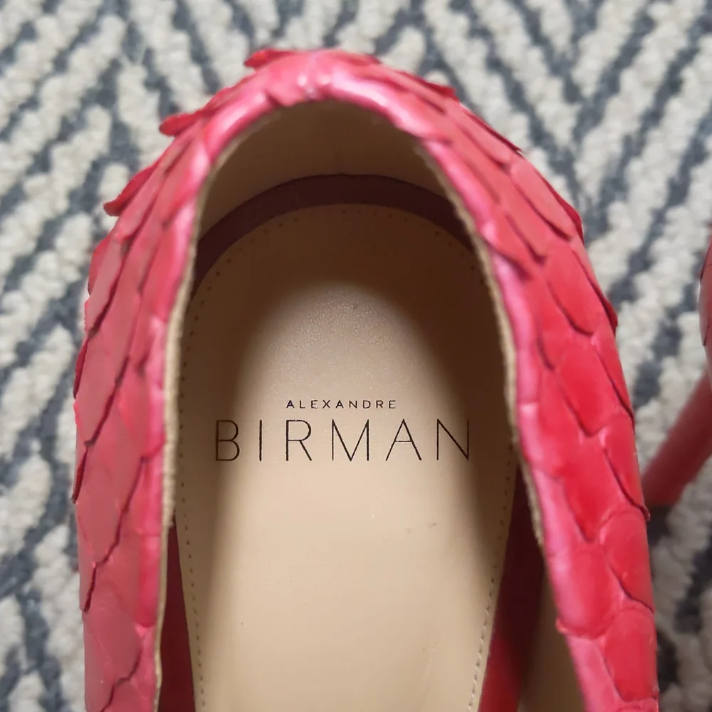 Pink Python Pumps - Picture 7 of 8